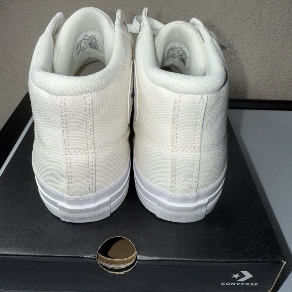 Converse CTAS Malden Street Mid Top Shoes Vintage White Sneakers Men’s Size 11 - Picture 5 of 9